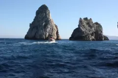 El Fadrí visitant les Illes Medes